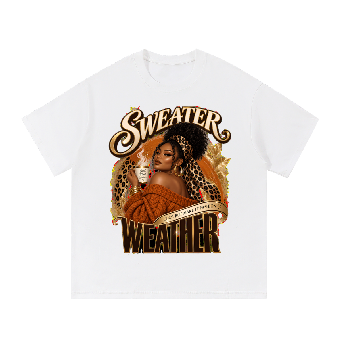 Sweater Weather Cotton T-Shirt