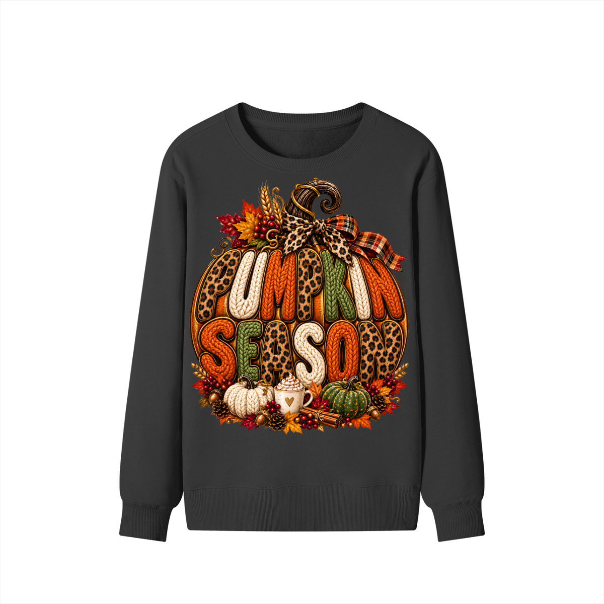 Pumpkin Season Cotton Sweatshirt