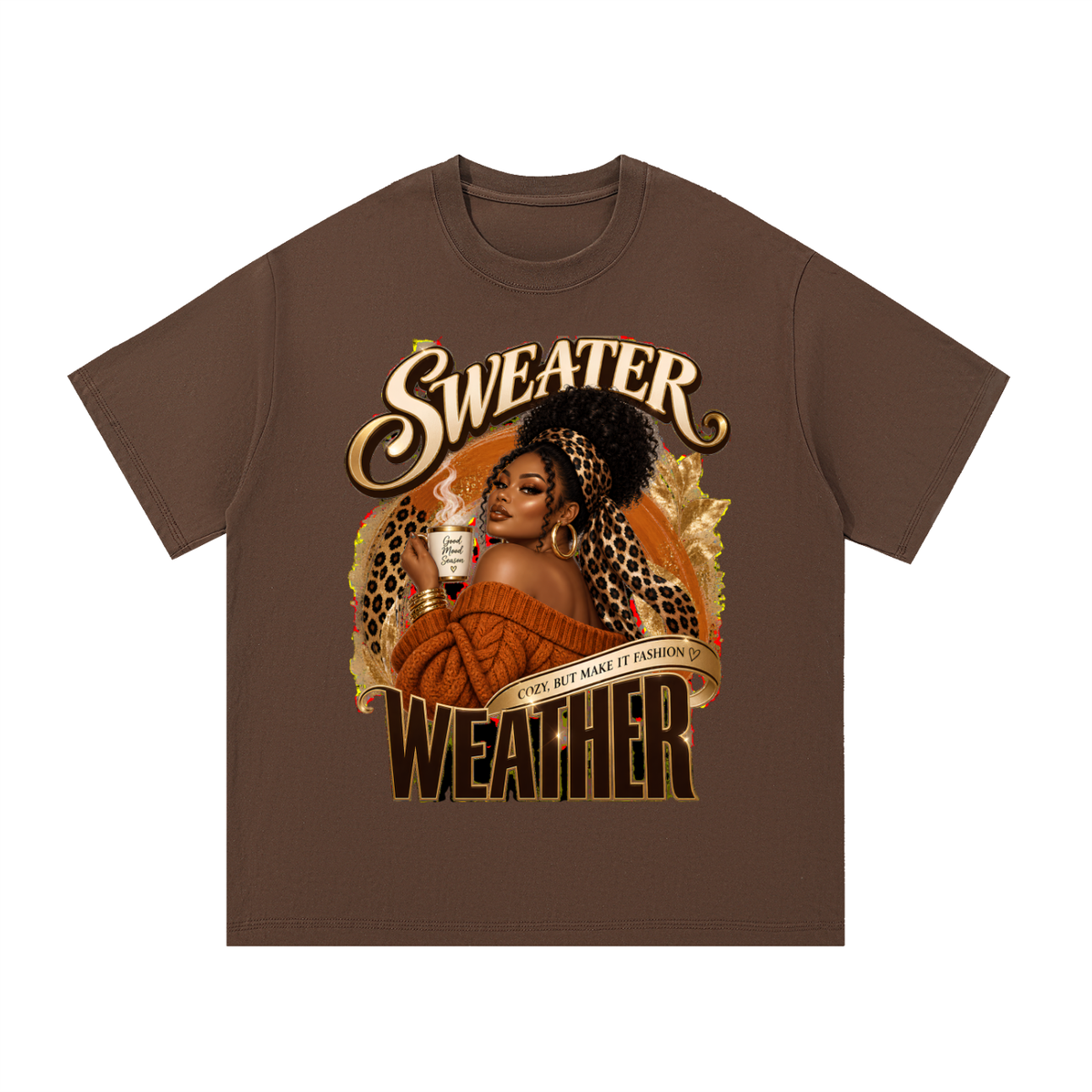 Sweater Weather Cotton T-Shirt