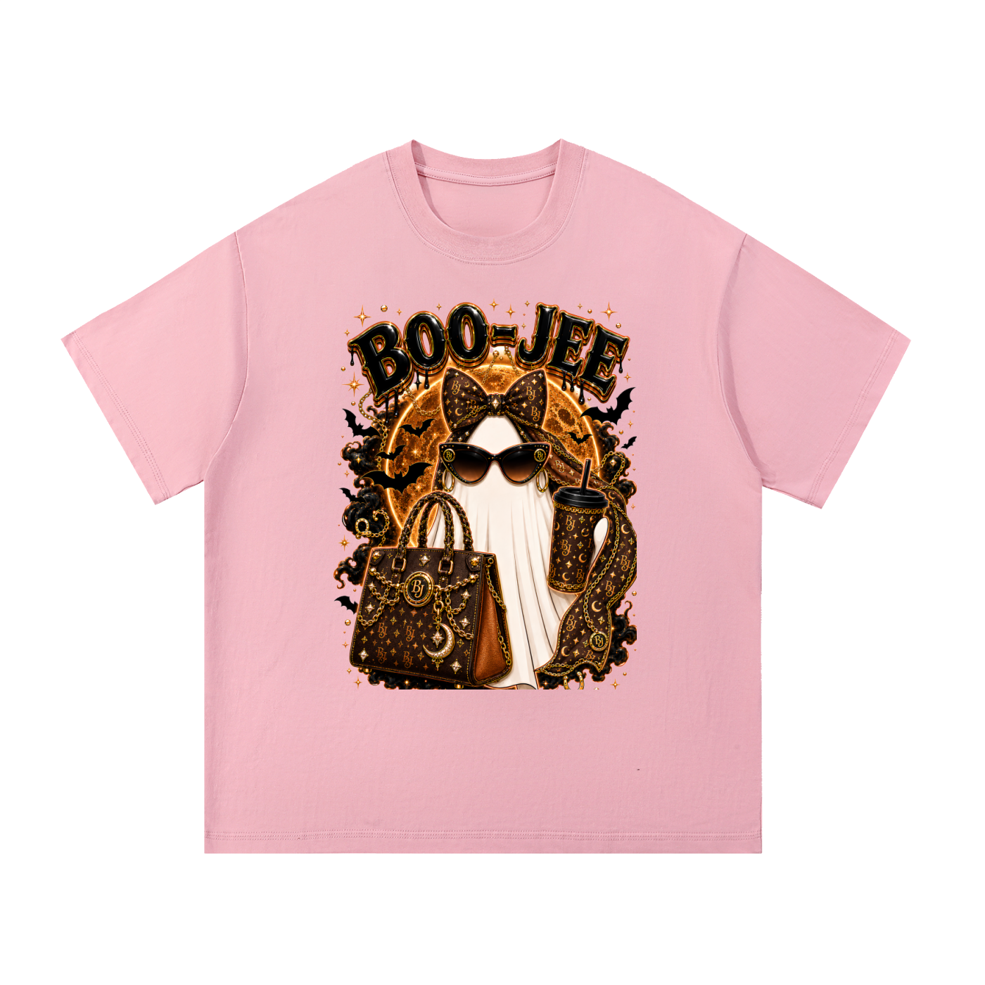 Brown Boo-Jee Cotton T-Shirt
