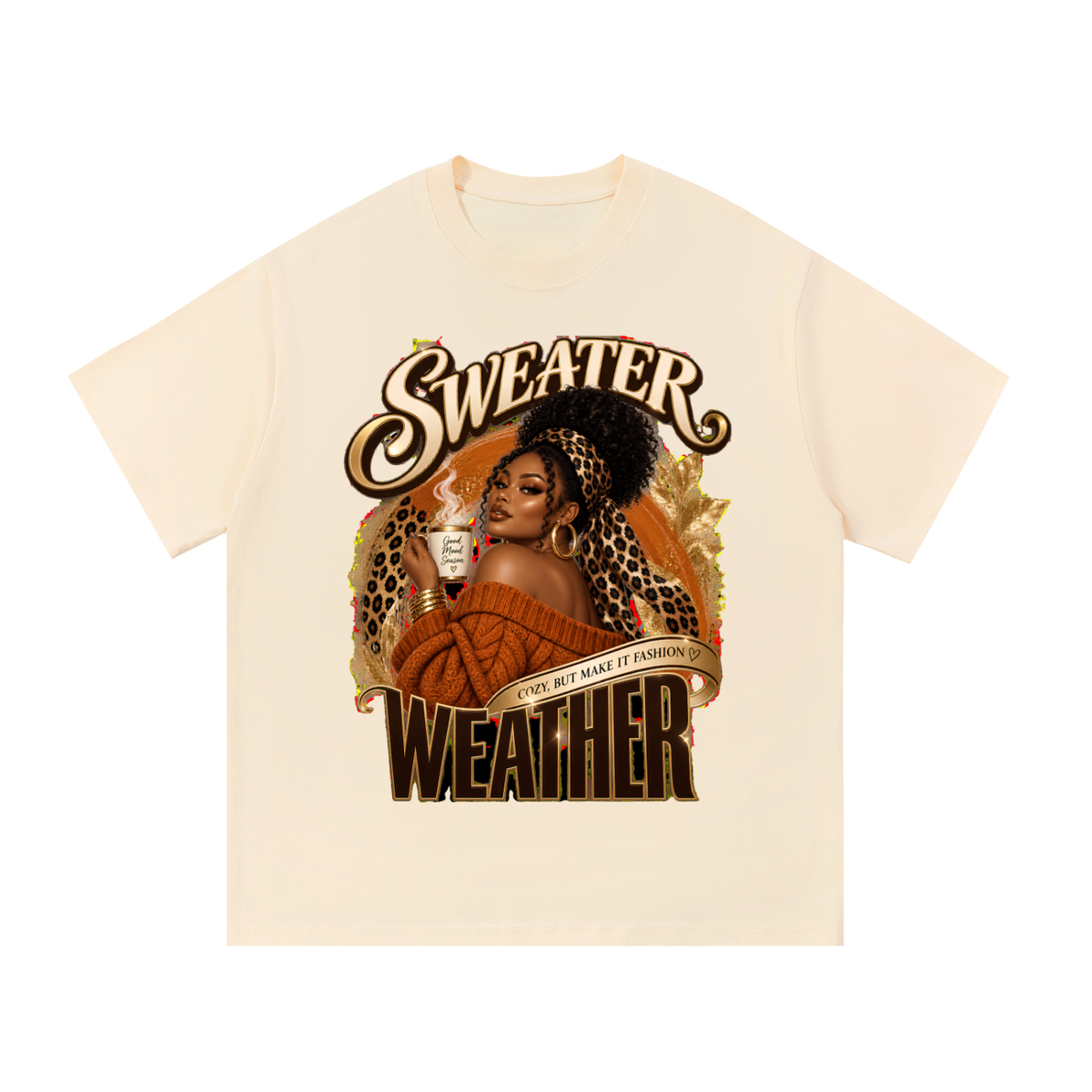 Sweater Weather Cotton T-Shirt