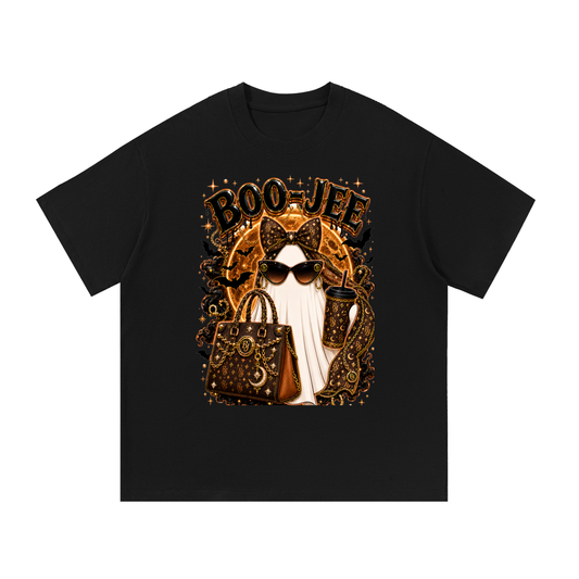 Brown Boo-Jee Cotton T-Shirt