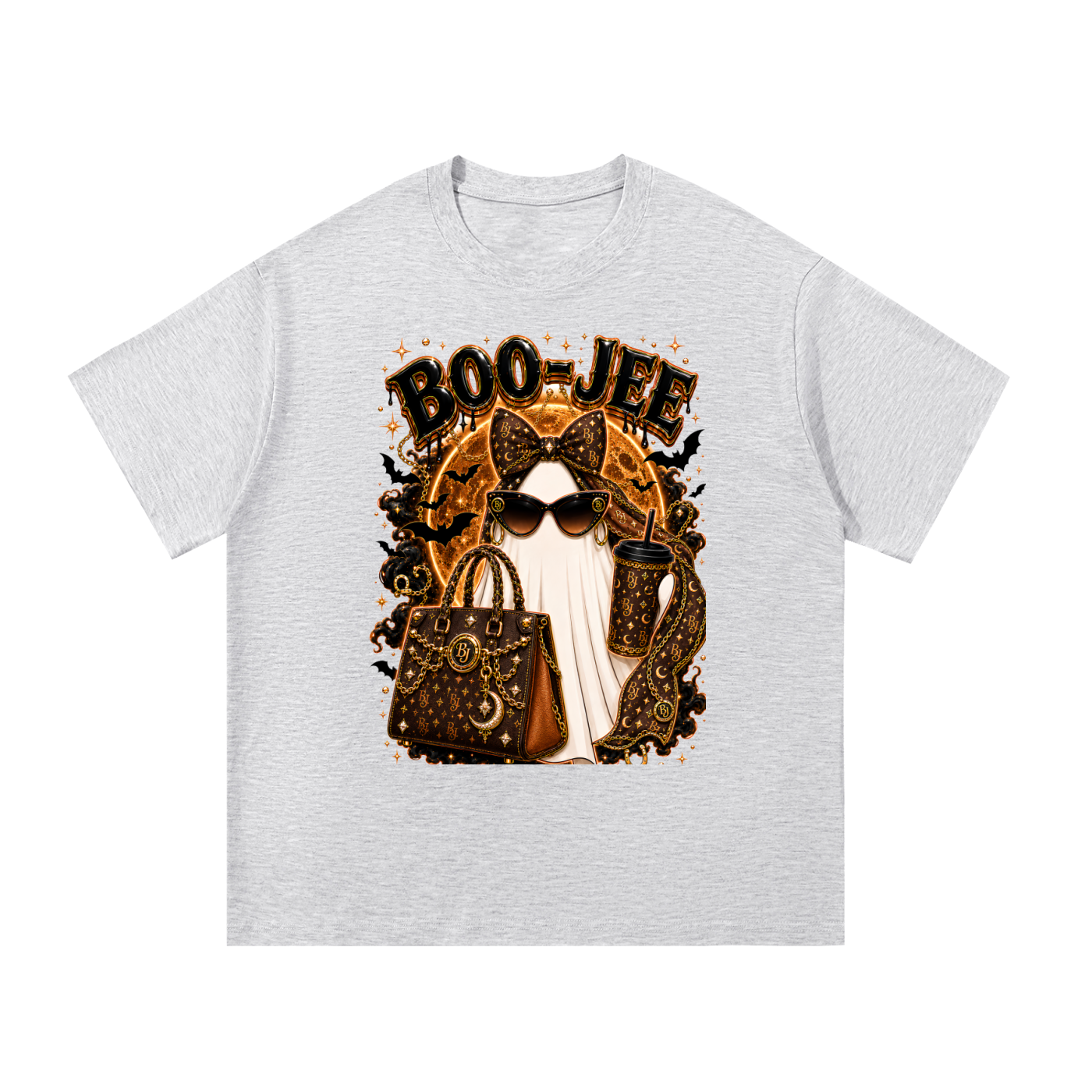 Brown Boo-Jee Cotton T-Shirt