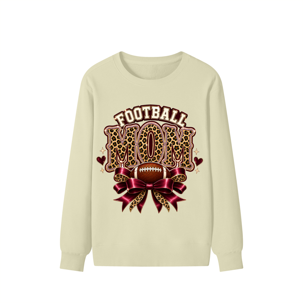 Football Mom Unisex Cotton Sweatshirt