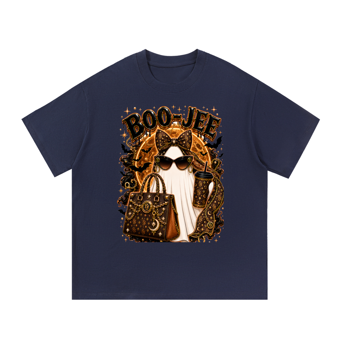 Brown Boo-Jee Cotton T-Shirt