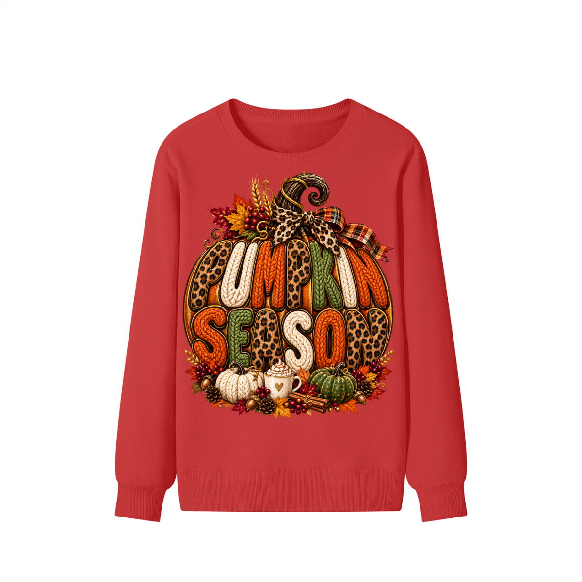 Pumpkin Season Cotton Sweatshirt