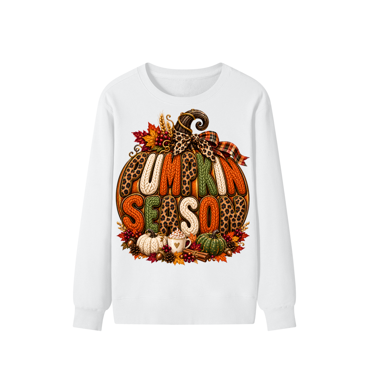 Pumpkin Season Cotton Sweatshirt