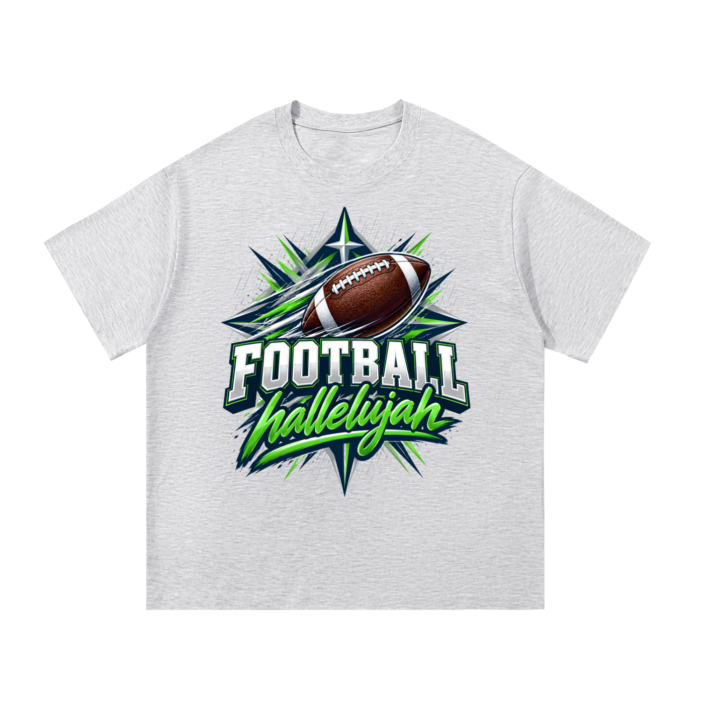 Hallelujah Football Cotton T-Shirt