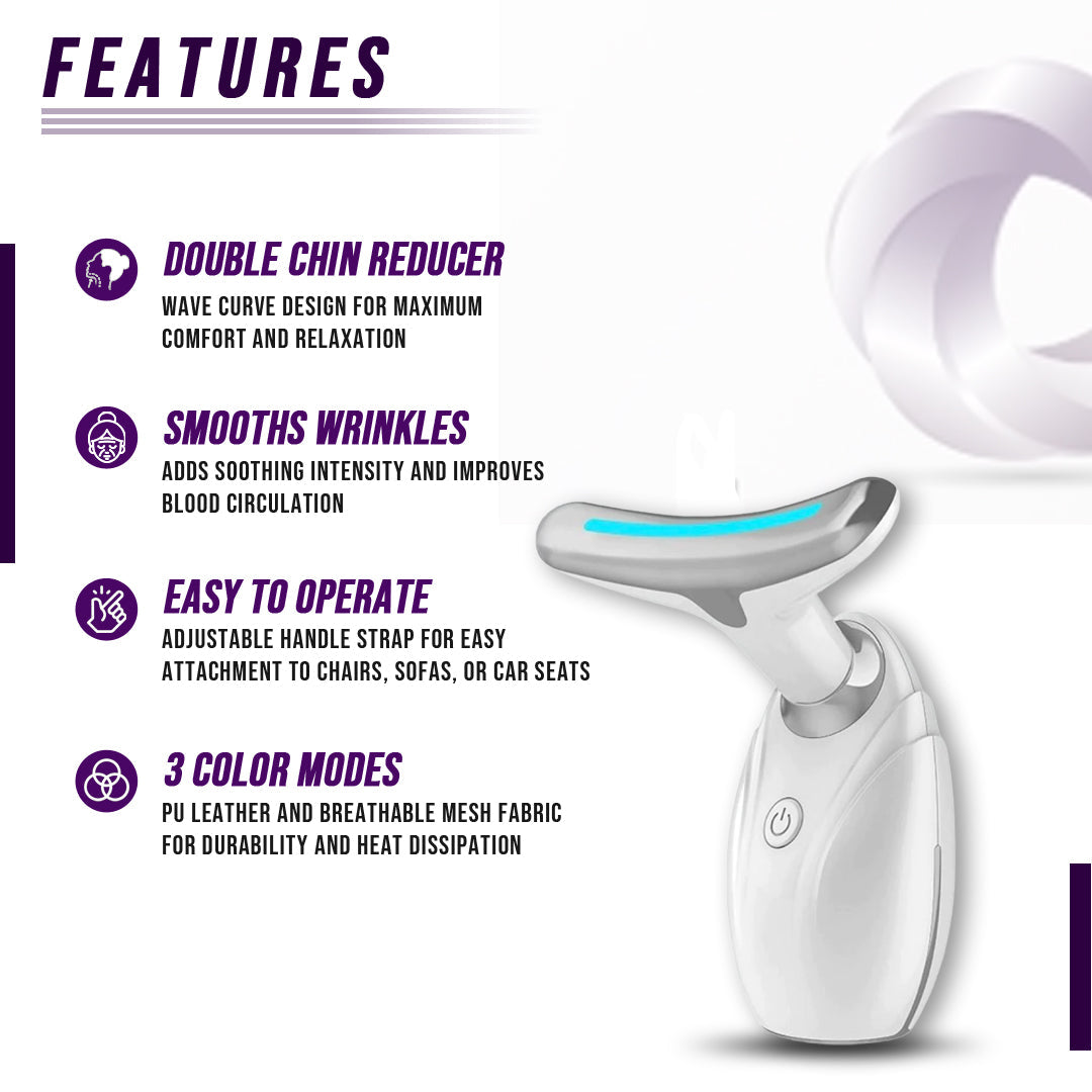 Revitalize your skin with the Neck &amp; Face Lifting LED Therapy Device — a sleek, skin-enhancing tool designed to lift, firm, and rejuvenate. Using advanced LED light technology, it targets signs of aging and promotes a radiant, youthful glow. Ideal for daily use and perfect for elevating your skincare routine.