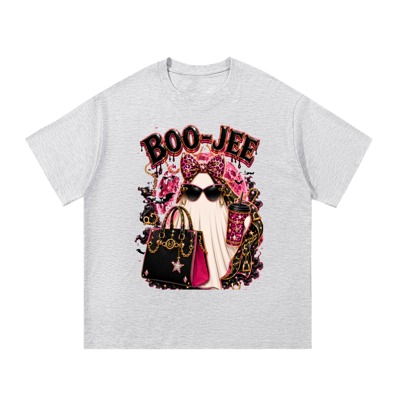 Pink Boo-Jee Cotton T-Shirt