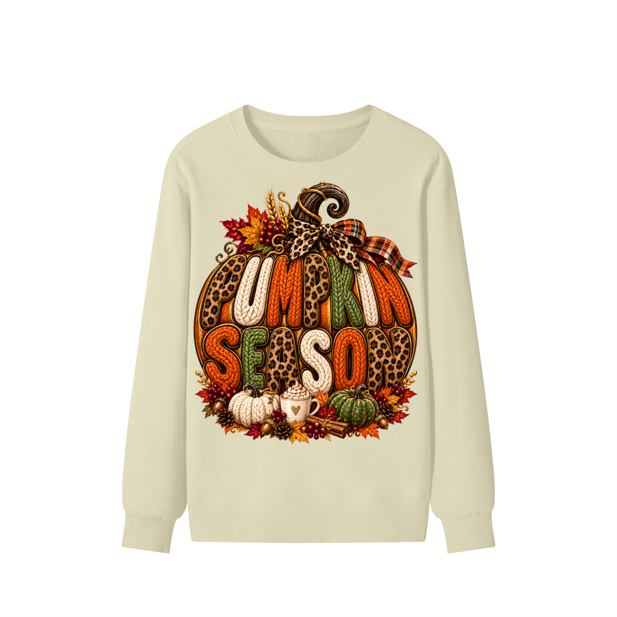 Pumpkin Season Cotton Sweatshirt