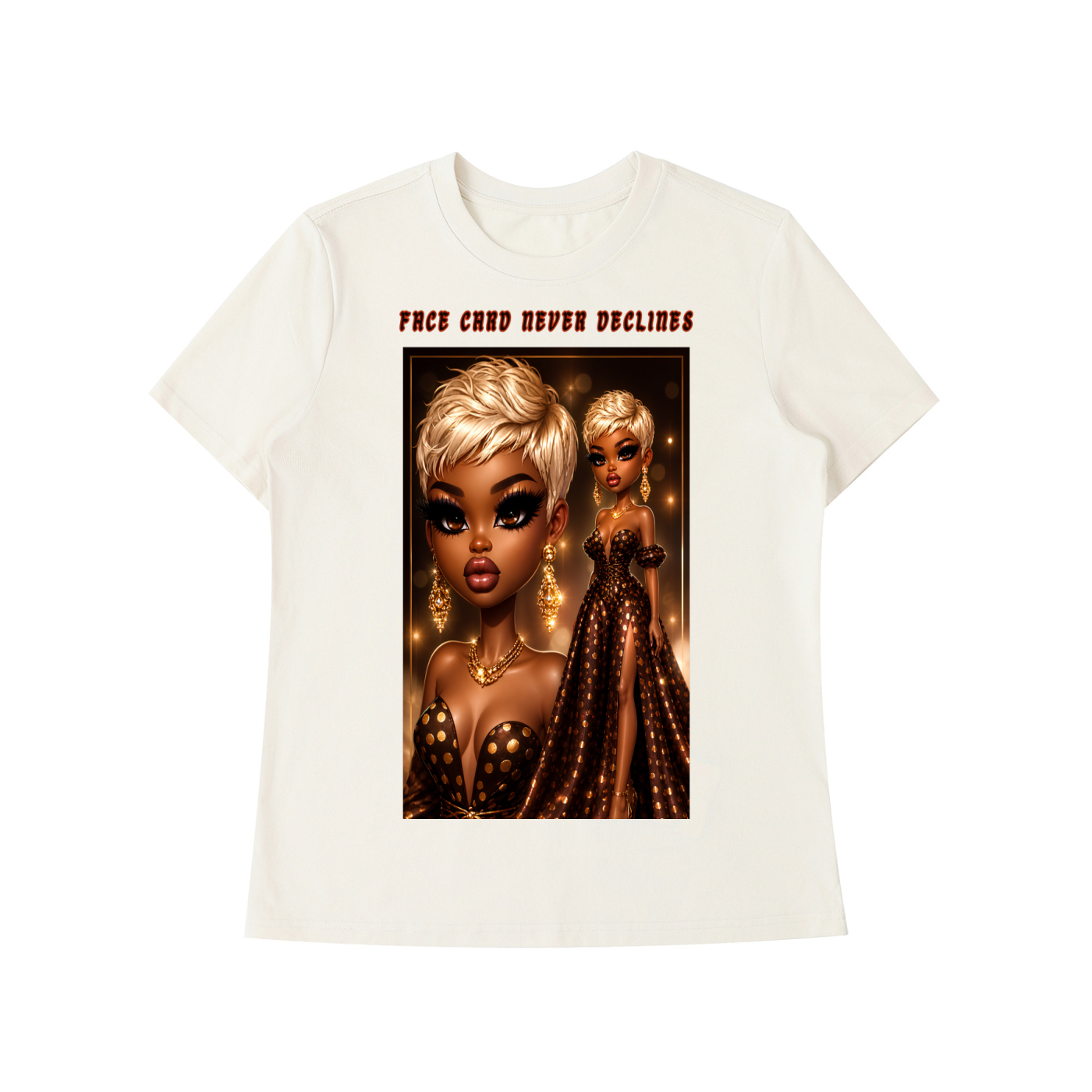Met Gala Baddie Shoulder T-Shirt