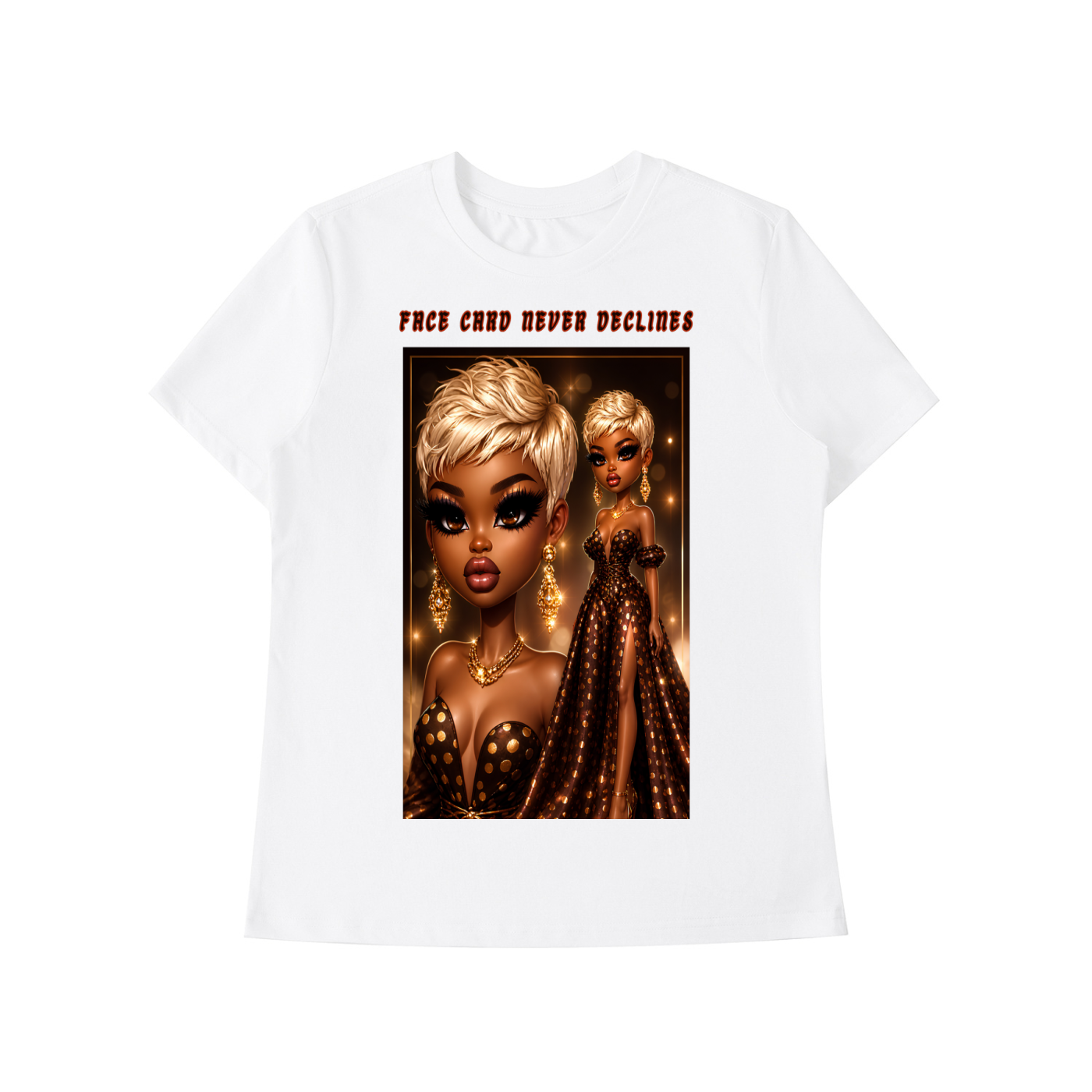 Met Gala Baddie Shoulder T-Shirt
