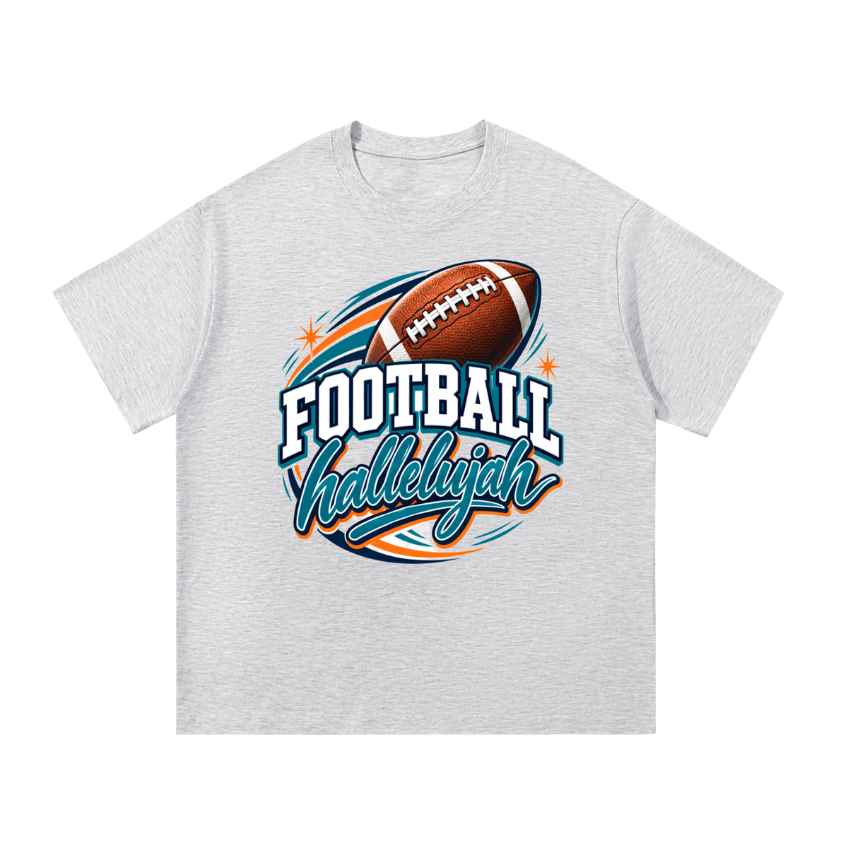 Hallelujah Football Cotton T-Shirt