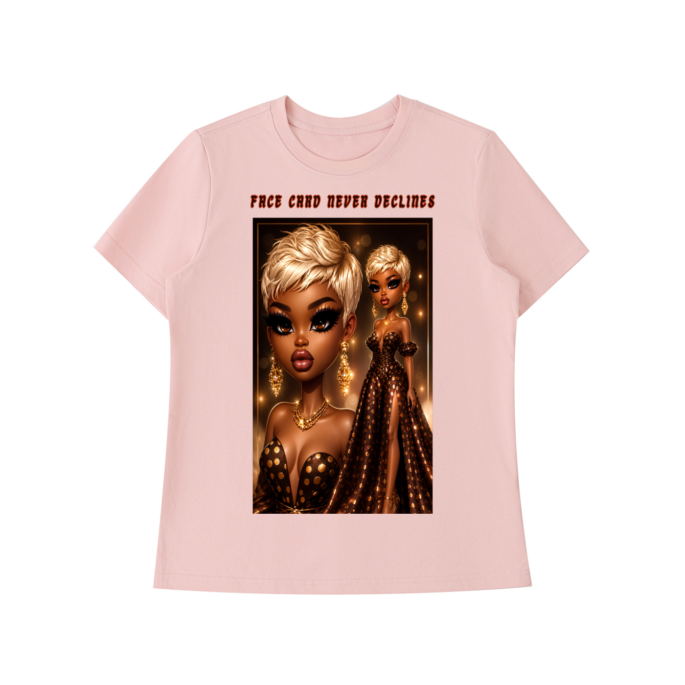 Met Gala Baddie Shoulder T-Shirt
