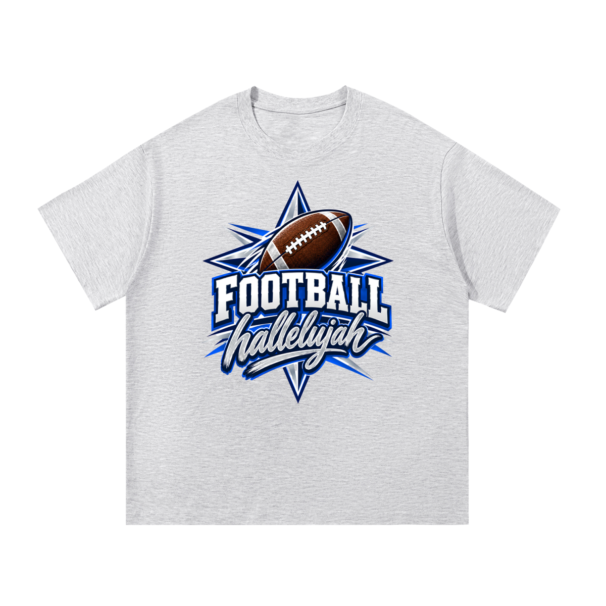 Hallelujah Football Cotton T-Shirt